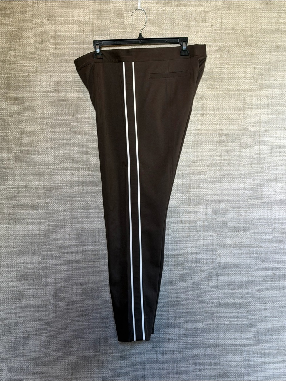 Reed Krakoff Women's Brown Side-Stripe Pants - Picture 4 of 4